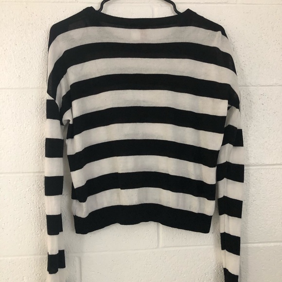 H&M Striped Crew Neck knit long sleeve Size Small - Picture 7 of 7